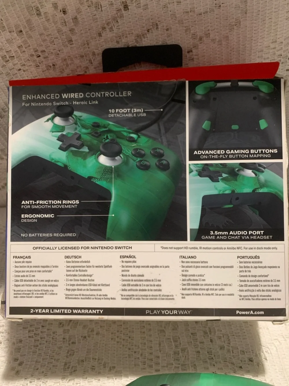 Power A Nintendo Switch The Legend of Zelda Tears Kingdom Wired Controller *NEW*